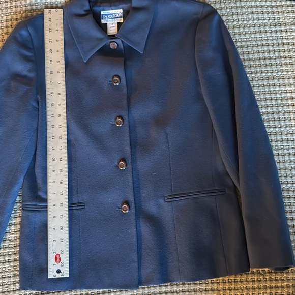 Pendleton 100% Wool Blazer Size 8 - Picture 5 of 8